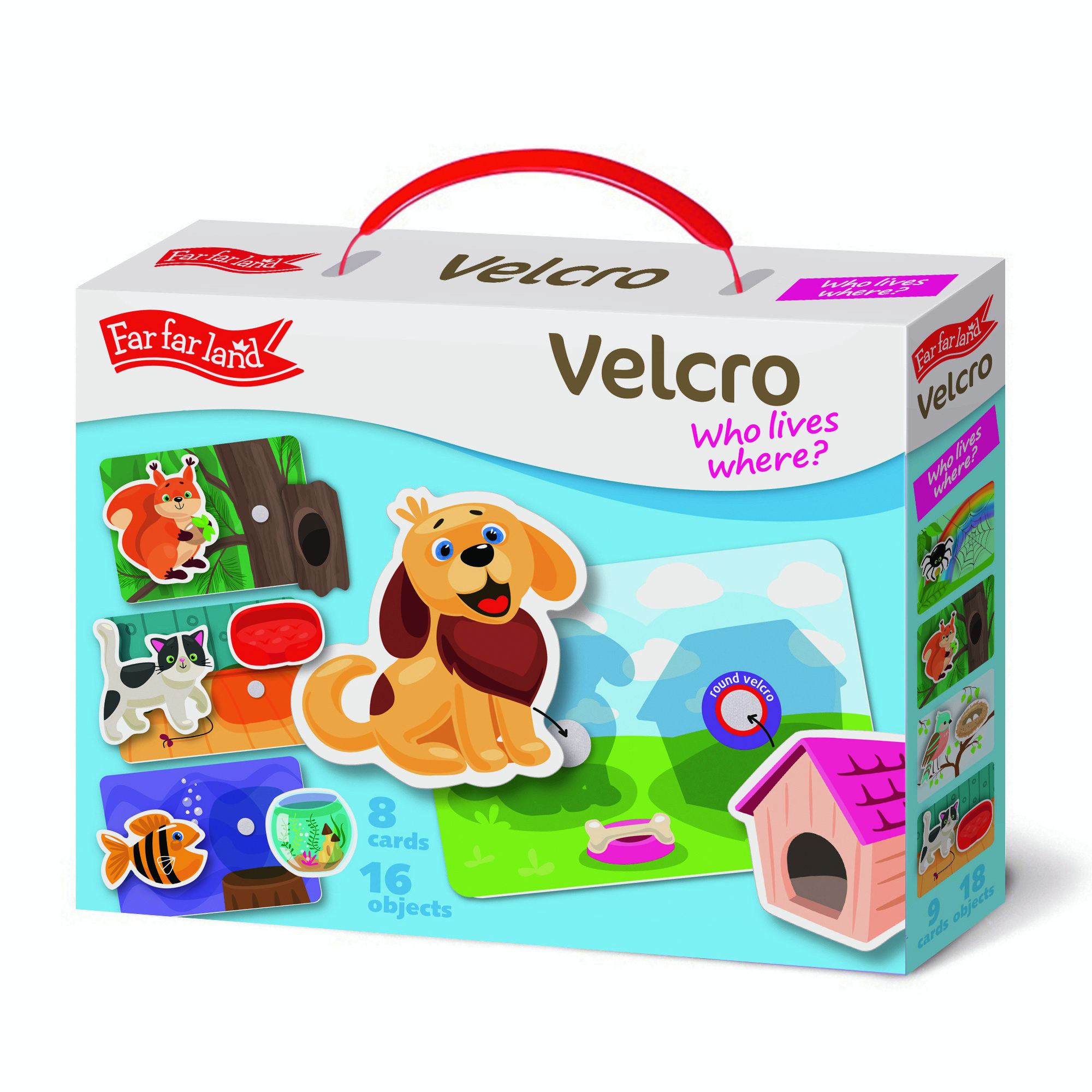 Velcro игра на липучке - Кто, где живет? - Toy Land - оптовый магазин  детских товаров